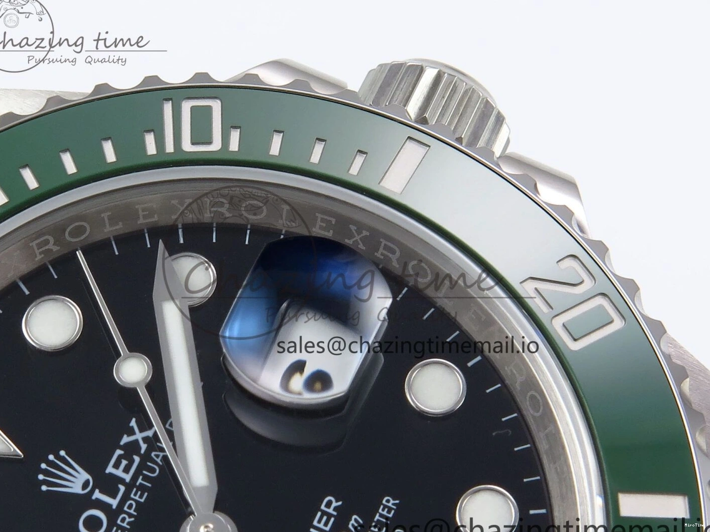 MiroTime 0113 Submariner 41mm 126610 LV Green Ceramic EWEF Best Edition on Bracelet SH Durable 1035